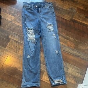 Judy Blue Straight Fit Denim Jeans